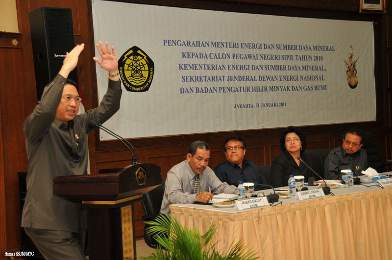 Menteri ESDM Berikan Pengarahan Kepada 282 CPNS Kementerian ESDM